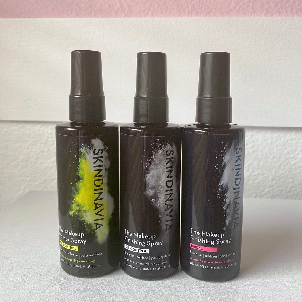 Skindinavia Makeup Primer & Finishing Spray (3 Pack)